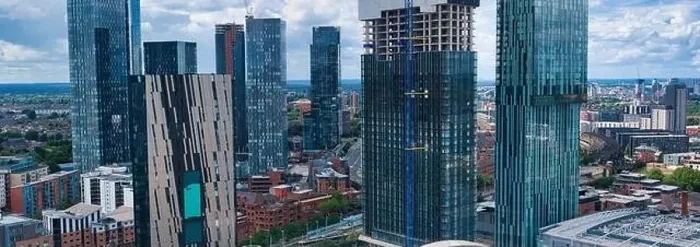 Framed Print : Manchester Skyline on a cloudy day Framed Print : Manchester Skyline on a cloudy day