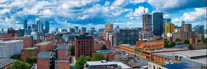 Framed Print : Manchester Skyline on a cloudy day Framed Print : Manchester Skyline on a cloudy day