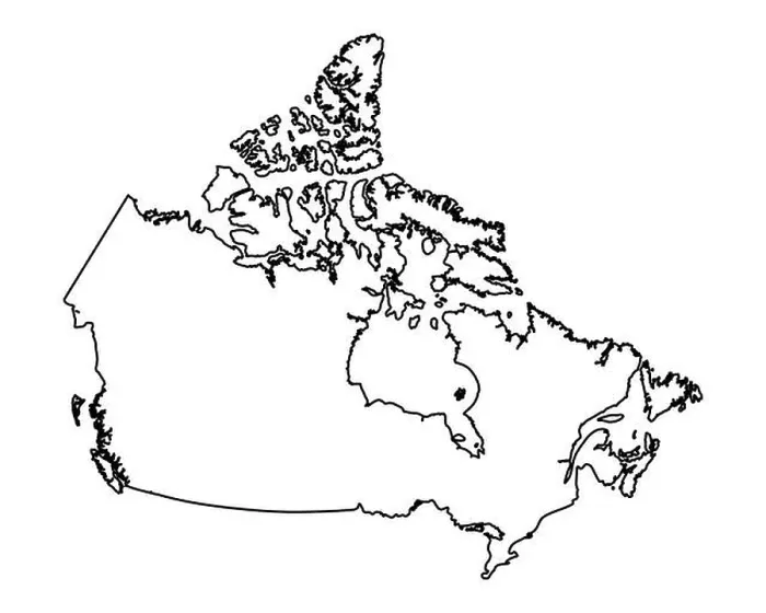 Framed Print : Map of Canada Framed Print : Map of Canada
