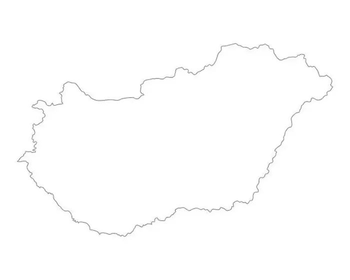 Framed Print : Map of Hungary Framed Print : Map of Hungary