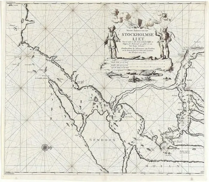 Framed Print : Map of the waters around Stockholm, Jan Luyken, Johannes van Keulen (I), unknown, 1681 - 1799 Framed Print : Map of the waters around Stockholm, Jan Luyken, Johannes van Keulen (I), unknown, 1681 - 1799