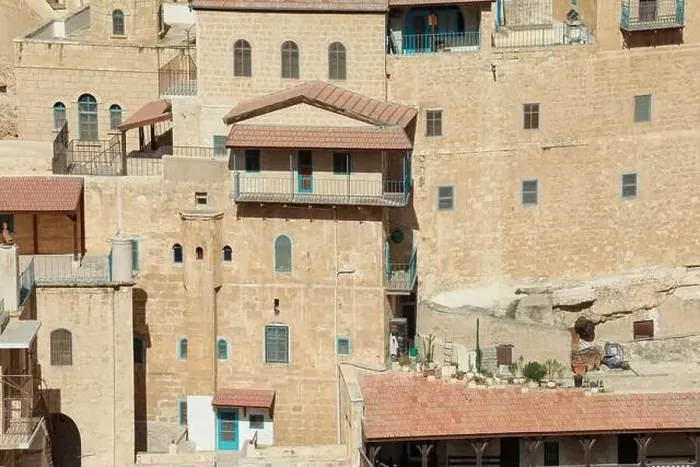 Framed Print : Mar Saba Greek Orthodox Monastery in Israel