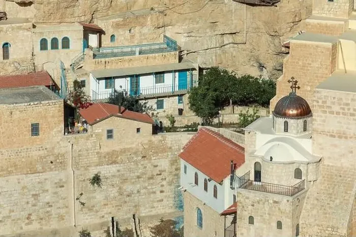 Framed Print : Mar Saba Greek Orthodox Monastery in Israel Framed Print : Mar Saba Greek Orthodox Monastery in Israel