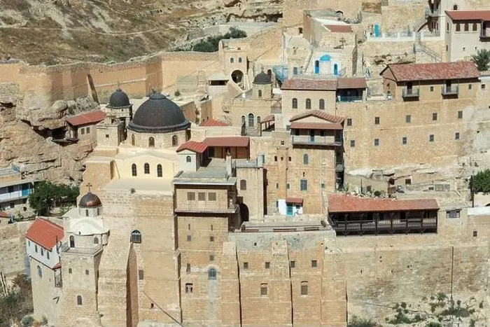 Framed Print : Mar Saba Greek Orthodox Monastery in Israel Framed Print : Mar Saba Greek Orthodox Monastery in Israel