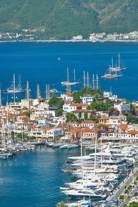 Framed Print : Marmaris Old Town and Harbour, Turkey Framed Print : Marmaris Old Town and Harbour, Turkey