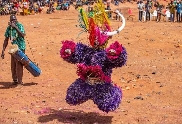 Framed Print : Masks Dance at Festima Festival in Dedougou, Burkina Faso Framed Print : Masks Dance at Festima Festival in Dedougou, Burkina Faso