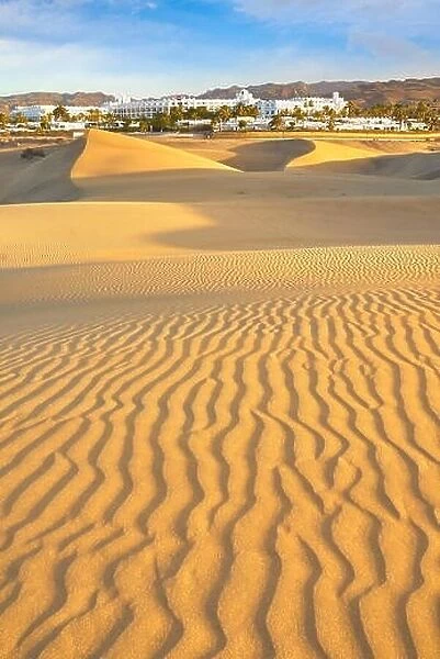Maspalomas Sand Dunes National Park, Canary Islands, Gran Canaria, Spain
