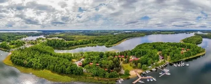 Framed Print : Masuria - the land of a thousand lakes in north-eastern Poland