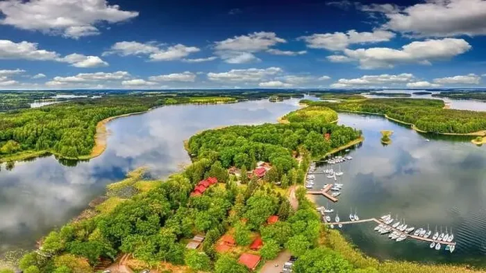 Framed Print : Masuria - the land of a thousand lakes in north-eastern Poland Framed Print : Masuria - the land of a thousand lakes in north-eastern Poland