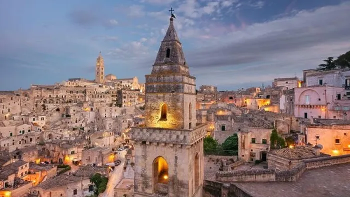 Framed Print : Matera, Italy. Cityscape aerial image of medieval city of Matera, Basilicata Italy at beautiful summer sunset Framed Print : Matera, Italy. Cityscape aerial image of medieval city of Matera, Basilicata Italy at beautiful summer sunset
