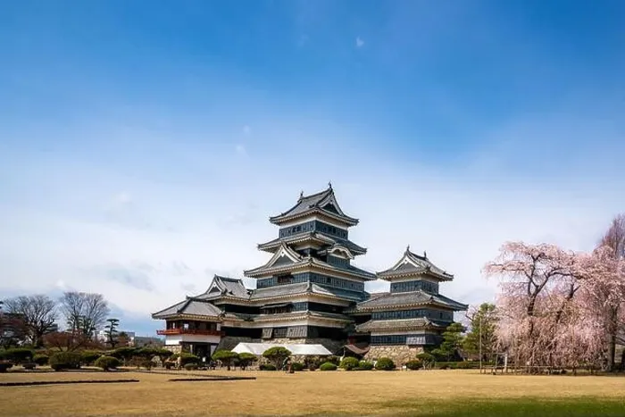Framed Print : Matsumoto Castle during cherry blossom (Sakura) is one of the most famous sights in Matsumoto, Nagano, Japan. Japan tourism, history building, or trad Framed Print : Matsumoto Castle during cherry blossom (Sakura) is one of the most famous sights in Matsumoto, Nagano, Japan. Japan tourism, history building, or trad