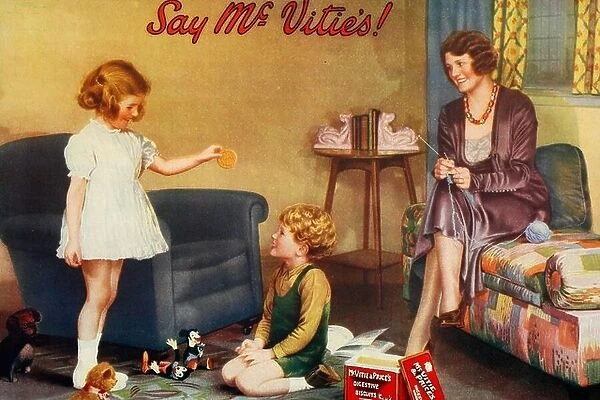 Mc Vities cookies Antique advertising 1930