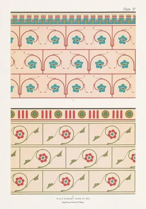 Framed Print : Medieval Floral Pattern Framed Print : Medieval Floral Pattern