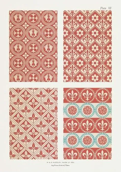Framed Print : Medieval Pattern Framed Print : Medieval Pattern
