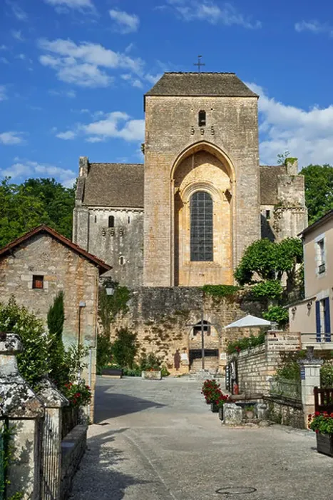 Framed Print : The medieval village Saint-Amand-de-Coly with its fortified Romanesque abbey church, Dordogne, Périgord, France Framed Print : The medieval village Saint-Amand-de-Coly with its fortified Romanesque abbey church, Dordogne, Périgord, France