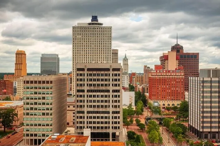 Framed Print : Memphis, Tennessee, USA downtown city skyline Framed Print : Memphis, Tennessee, USA downtown city skyline
