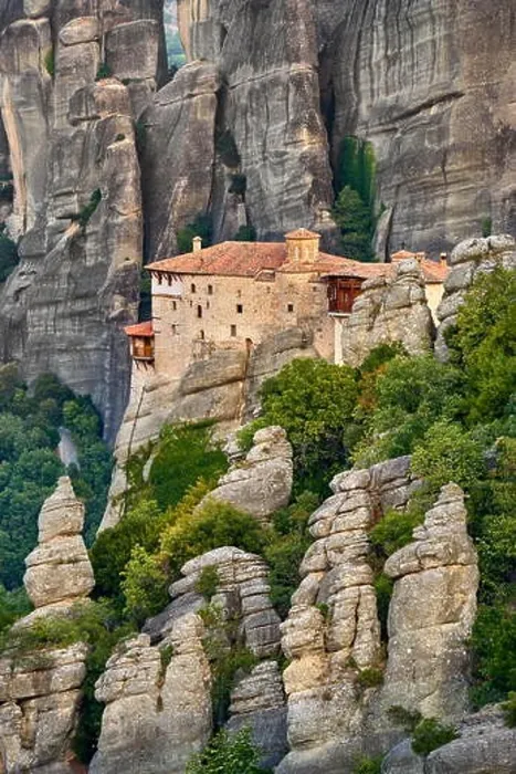 Framed Print : Meteora Monastery, Greece Framed Print : Meteora Monastery, Greece