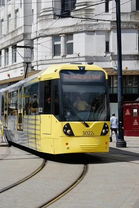 Framed Print : Metrolink tram in Piccadilly, Manchester Framed Print : Metrolink tram in Piccadilly, Manchester