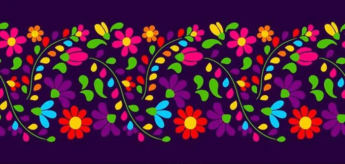 Framed Print : Mexican floral embroidery pattern. Traditional ornament of flowers and leaves Framed Print : Mexican floral embroidery pattern. Traditional ornament of flowers and leaves