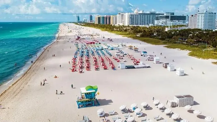 Framed Print : Miami Beach Florida, aerial view miami beach, drone view at sout beach Miami Framed Print : Miami Beach Florida, aerial view miami beach, drone view at sout beach Miami
