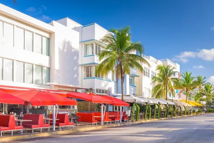 Framed Print : Miami Beach, Florida, USA on Ocean Drive Framed Print : Miami Beach, Florida, USA on Ocean Drive