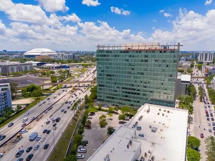Framed Print : Miami, FL, USA - May 31, 2024: Aerial photo U Health Don Soffer Clinical Research Center Miami Framed Print : Miami, FL, USA - May 31, 2024: Aerial photo U Health Don Soffer Clinical Research Center Miami