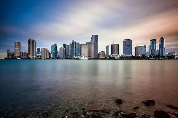 Miami, Florida, USA downtown cityscape