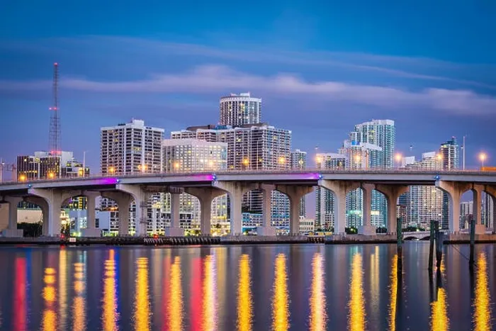 Framed Print : Miami, Florida, USA downtown cityscape Framed Print : Miami, Florida, USA downtown cityscape