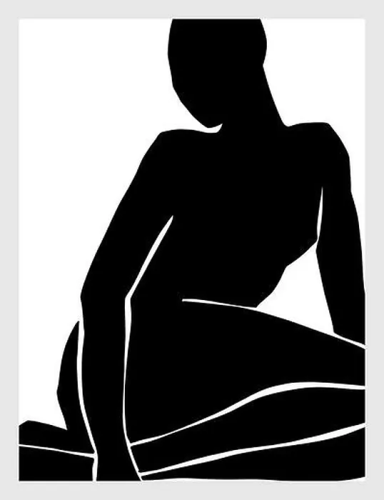 Framed Print : Mid century modern art print. Gallery wall printable art. Sketch of a woman. Boho style interior decor