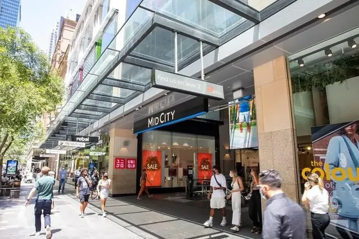 Framed Print : Mid City shopping mall centre in Pitt Street, Sydney city centre, NSW, Australia Framed Print : Mid City shopping mall centre in Pitt Street, Sydney city centre, NSW, Australia