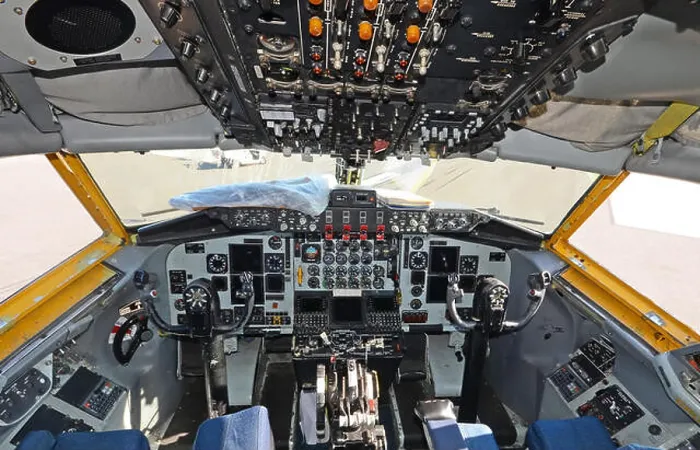 Framed Print : Military air tanker cockpit view of US Air Force KC-135 Framed Print : Military air tanker cockpit view of US Air Force KC-135