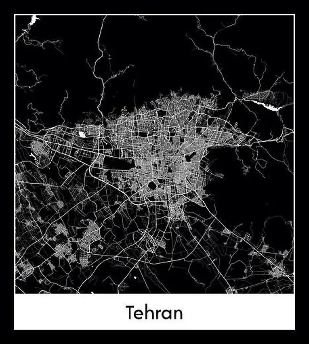 Framed Print : Minimal city map of Tehran (Iran Asia)Minimal city map of Tehran (Iran Asia) Framed Print : Minimal city map of Tehran (Iran Asia)Minimal city map of Tehran (Iran Asia)