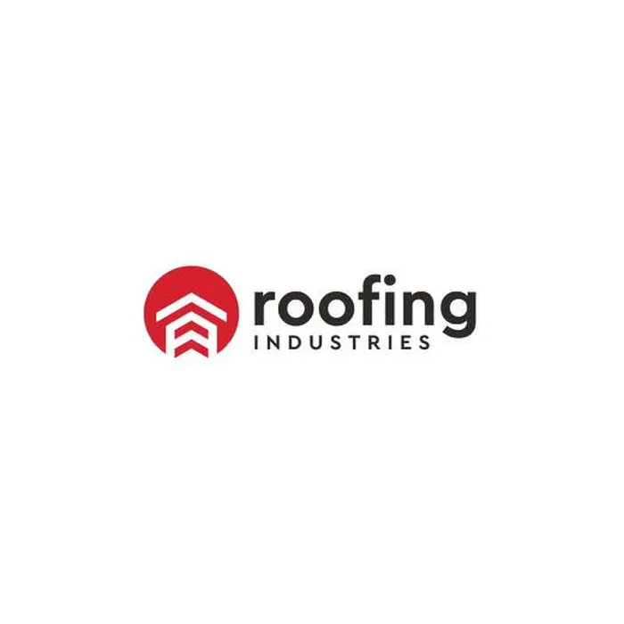 Framed Print : Minimalist design ROOFING industries logo design Framed Print : Minimalist design ROOFING industries logo design