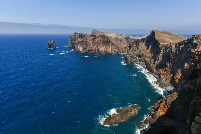 Framed Print : Miradouro da Ponta do Rosto and the cliffs in Madeira, Portugal