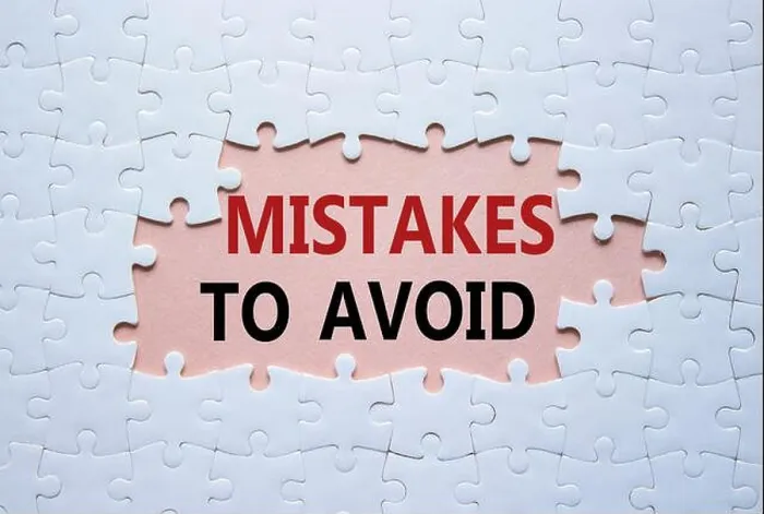 Framed Print : Mistakes symbol. Concept words Mistakes to Avoid on white puzzle Framed Print : Mistakes symbol. Concept words Mistakes to Avoid on white puzzle