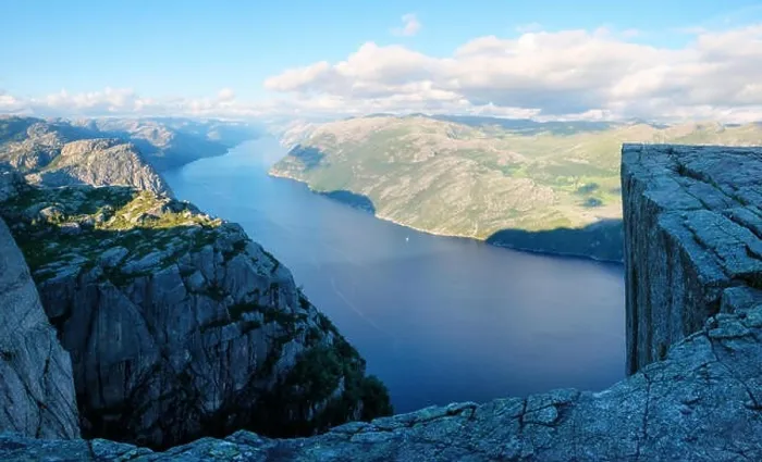Framed Print : Misty morning on Preikestolen Framed Print : Misty morning on Preikestolen