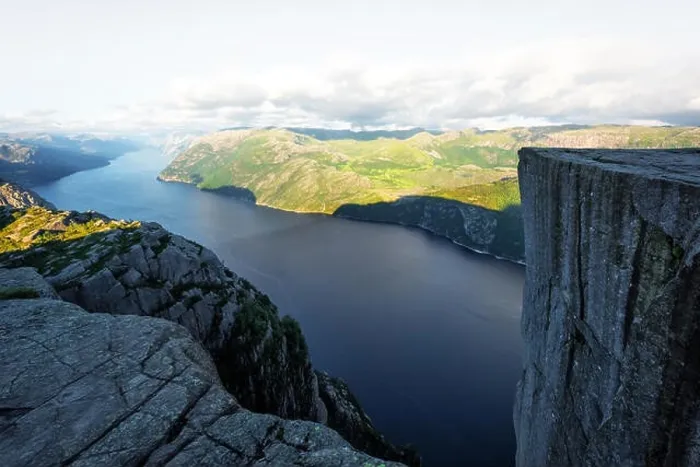 Framed Print : Misty morning on Preikestolen Framed Print : Misty morning on Preikestolen
