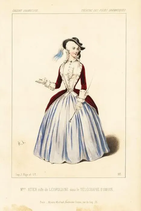Framed Print : Mme. Atier or Anne Suzanne Potier as Leopoldine in Le Telegraphe D'Amour by Masson / Thomas Framed Print : Mme. Atier or Anne Suzanne Potier as Leopoldine in Le Telegraphe D'Amour by Masson / Thomas