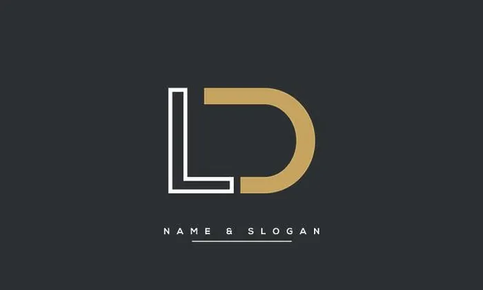Framed Print : Modern abstract letter LD, DL logo design. Minimal LD, DL initial based icon vector Framed Print : Modern abstract letter LD, DL logo design. Minimal LD, DL initial based icon vector