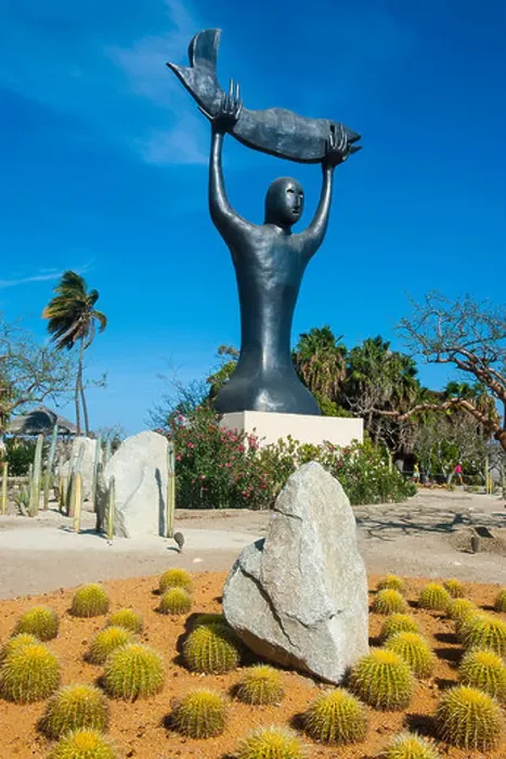 Framed Print : Modern statue in Puerto Los Cabos, part of San Jose del Cabo, Baja California, Mexico Framed Print : Modern statue in Puerto Los Cabos, part of San Jose del Cabo, Baja California, Mexico