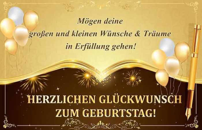 Framed Print : Mögen deine Wünsche & Träume in Erfüllung - Geburtstag-Grußkarte Framed Print : Mögen deine Wünsche & Träume in Erfüllung - Geburtstag-Grußkarte