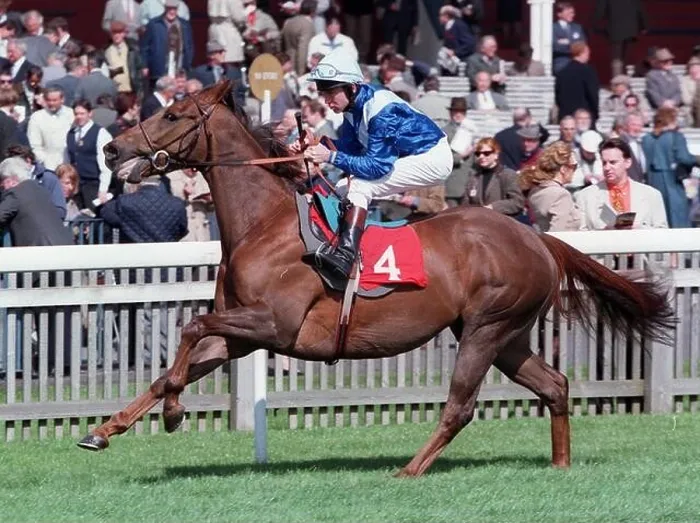 Framed Print : MONAASSIB RIDDEN BY D. O'DONOHOE 03 May 1997 Framed Print : MONAASSIB RIDDEN BY D. O'DONOHOE 03 May 1997