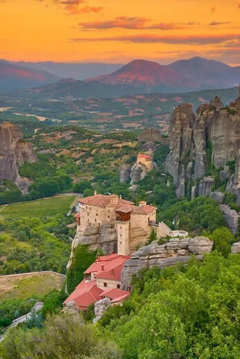 Framed Print : Monastery at Meteora, Greece Framed Print : Monastery at Meteora, Greece