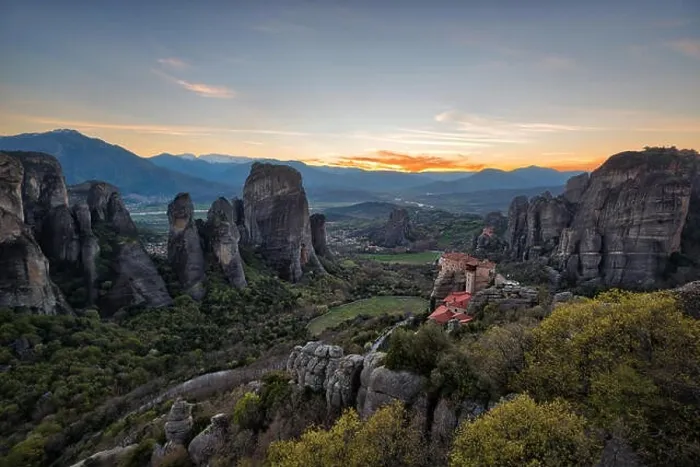 Framed Print : Monastery in Meteora, Northern Greece in Spring 2018 Framed Print : Monastery in Meteora, Northern Greece in Spring 2018