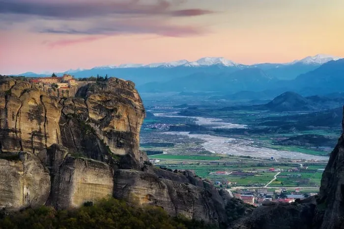 Framed Print : Monastery in Meteora, Northern Greece in Spring 2018 Framed Print : Monastery in Meteora, Northern Greece in Spring 2018