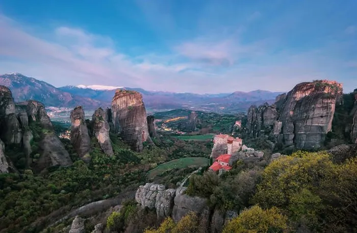 Framed Print : Monastery in Meteora, Northern Greece in Spring 2018 Framed Print : Monastery in Meteora, Northern Greece in Spring 2018