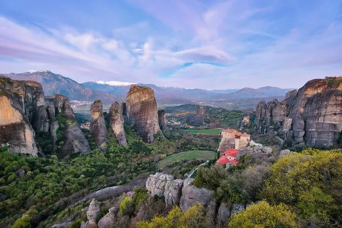 Framed Print : Monastery in Meteora, Northern Greece in Spring 2018 Framed Print : Monastery in Meteora, Northern Greece in Spring 2018