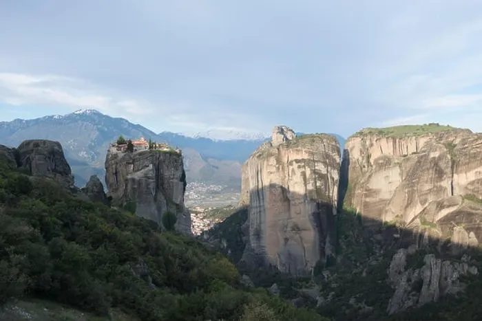 Framed Print : Monastery in Meteora, Northern Greece in Spring 2018 Framed Print : Monastery in Meteora, Northern Greece in Spring 2018