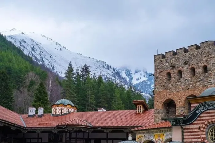 Framed Print : Monastery of Saint Ivan (John) of Rila (Rila Monastery), Bulgaria Framed Print : Monastery of Saint Ivan (John) of Rila (Rila Monastery), Bulgaria