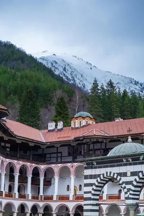 Framed Print : Monastery of Saint Ivan (John) of Rila (Rila Monastery), Bulgaria Framed Print : Monastery of Saint Ivan (John) of Rila (Rila Monastery), Bulgaria